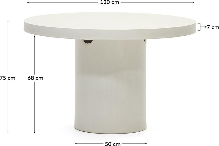 Produktbild Kave Home Aiguablava (120 cm)