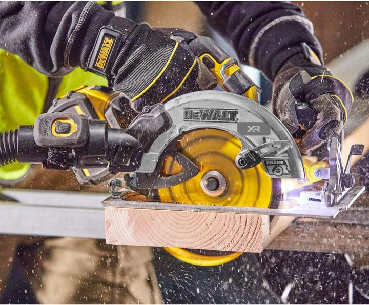 Produktbild DeWalt DCS 573 H2 Akku Handkreissäge 18 V 190 x 30 mm Brushless + 2x Akku Powerstack 5,0 Ah +