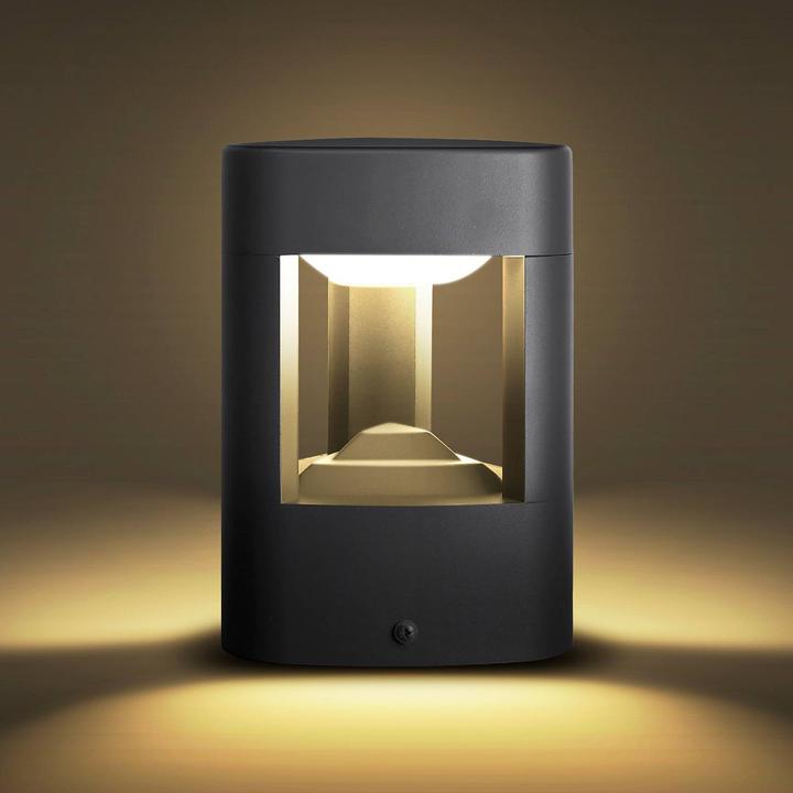 Image du produit Lucande Luminaire de jardin Nanna LED H20 Anthracite (730 lm, IP54)