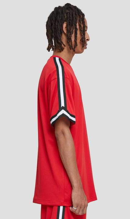 Actual product image Urban Classics Oversized Stripes Mesh Tee - 5280 (XL)
