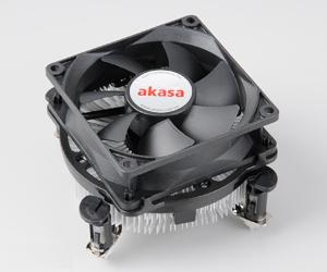 Actual product image Akasa Dual Socket Low Noise PWM CPU Cooler for 775/115X (53 mm)