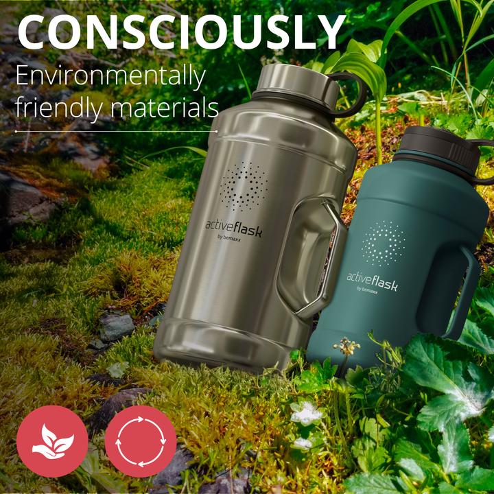 Produktbild BeMaxx Active Flask Trinkflasche, Single-Wall, 2200ml (2.20 l)