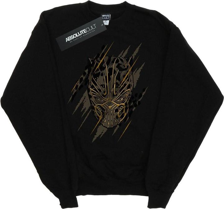 Black Panther Gold Head Sweatshirt Jungen