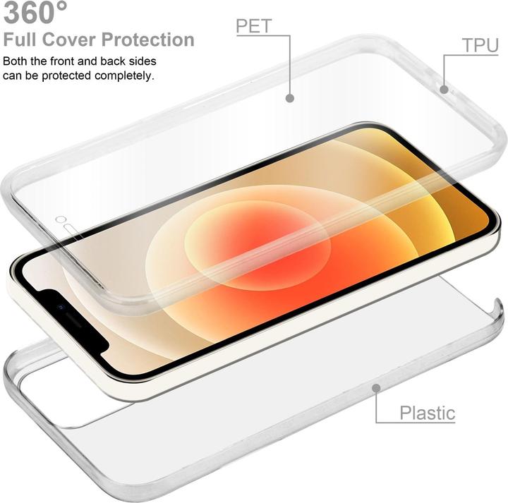 Image du produit Cadorabo Étui TPU 360 degrés Case (Apple iPhone 12 mini)