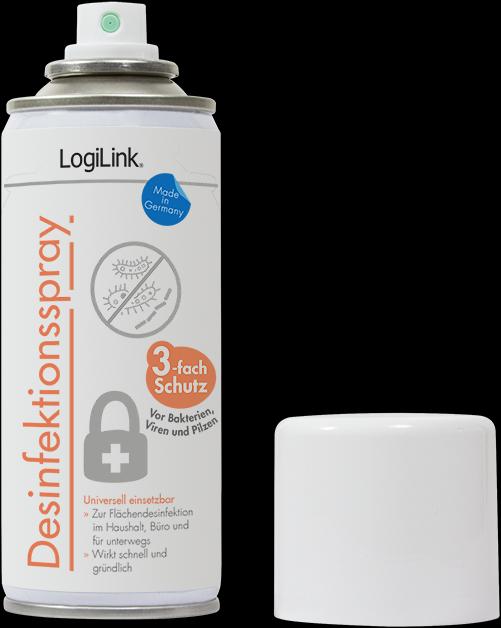 Produktbild LogiLink Flächendesinfektionsspray (200 ml)