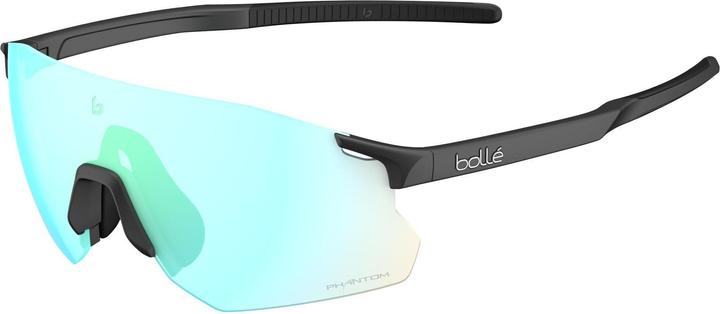 Bollé Icarus Photochromic S1-3 (Black Matte, Phantom Clear Green Photochromic Cat: 1-3)