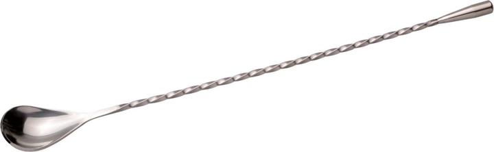 Piazza Cuillère à mixer 30cm en acier inoxydable en forme de goutte (Fouet à cocktail)