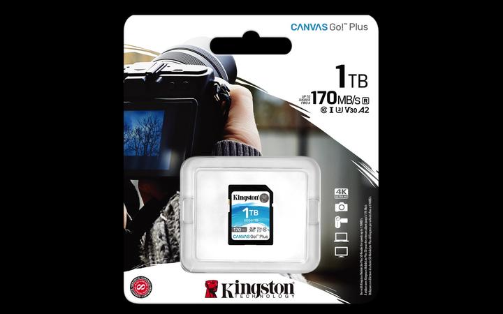 Produktbild Kingston Canvas Go! Plus (1000 GB, SDXC, U3, UHS-I)