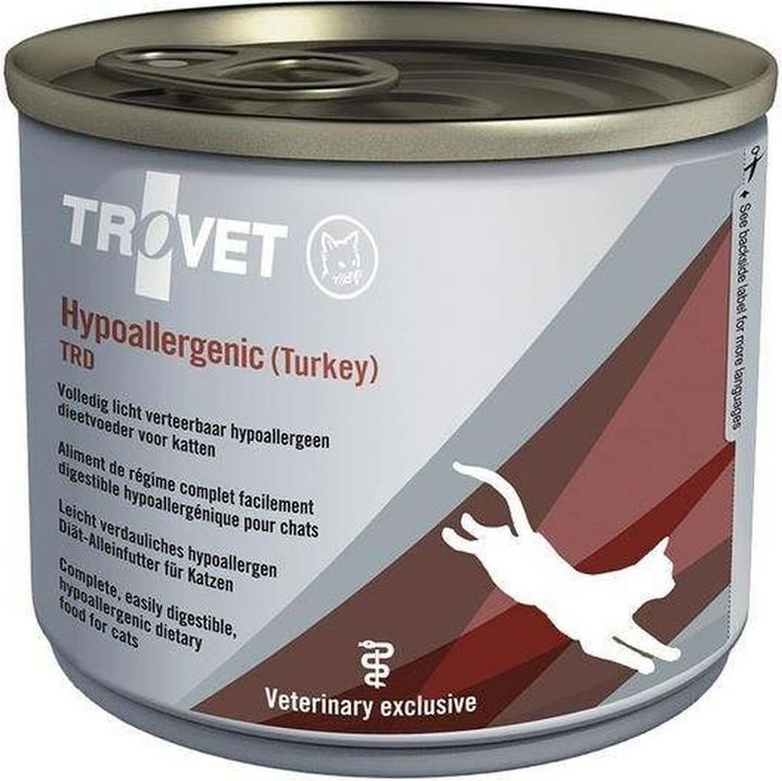 Produktbild Trovet Hypoallergenic TRD with turkey - Nassfutter für Katzen - 200g (Senior, Welpe + Kitten, 1 Stk., 200 g)