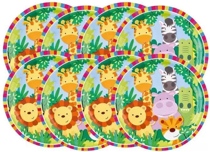 Immagine prodotto Amscan giungla di lastre di cartone (8 x)