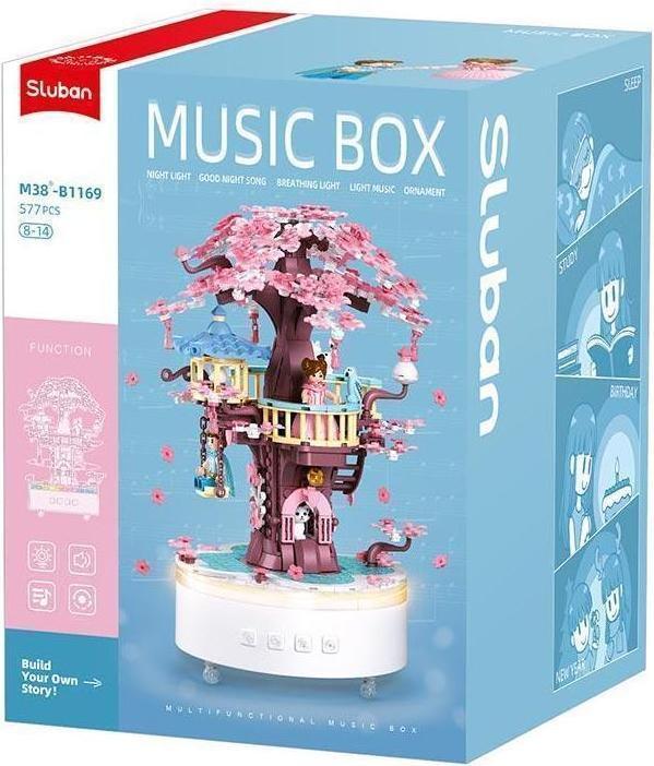 Actual product image Sluban SL96029 - Music box tree house (577 pieces)