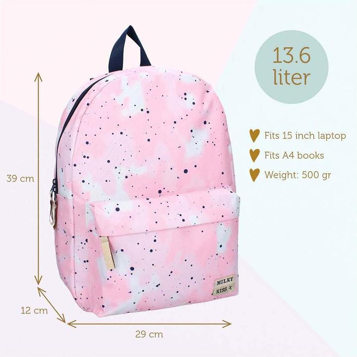 Immagine prodotto Milky Kiss – Rucksack im auffälligen Punktdruck