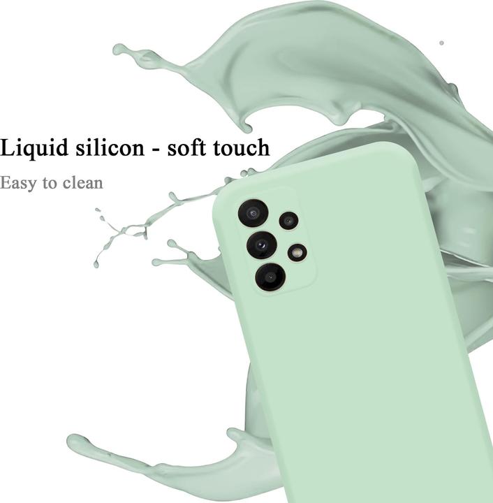 Produktbild Cadorabo TPU Liquid Silicone Case Hülle für Samsung Galaxy A23 4G / 5G (Samsung Galaxy A23, Samsung Galaxy A23 5G)