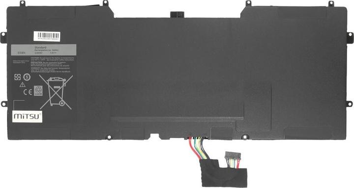 Immagine prodotto Mitsu Batteria per Dell XPS 13 (9333) 7400 mAh (55 Wh) 7 4 - 7 6 Volt (4 Celle, 7400 mAh)