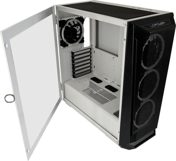 Image du produit LC-Power Boîtier Gaming 805BW Holo-1 X RGB noir/blanc retail (E-ATX, ATX, mATX, Mini-ITX)