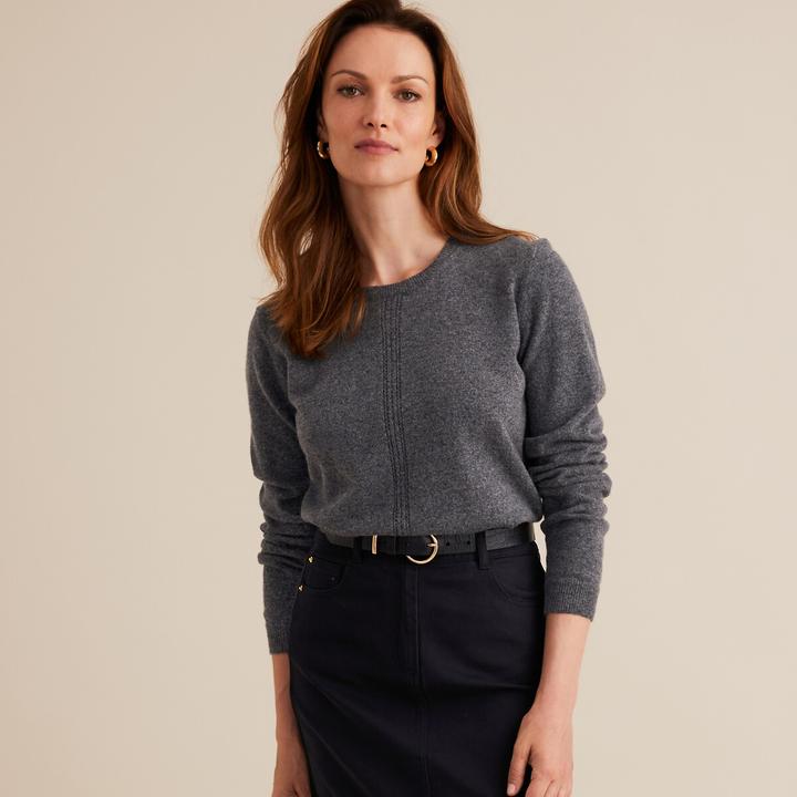 Produktbild Anne Weyburn Feinstrickpullover aus Lammwolle (38)