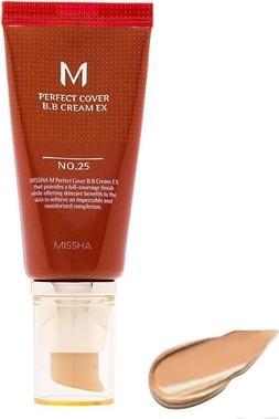 Actual product image Missha M Perfect Cover Bb Cream Spf42/Pa+++ Multifunctional Bb Cream 25 Warm Beige 50Ml (25 Warm Beige)