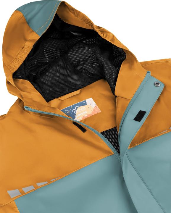 Produktbild Normani Kinder Regenjacke „Sointula“ Blau/Coyote (98, 102, 104)