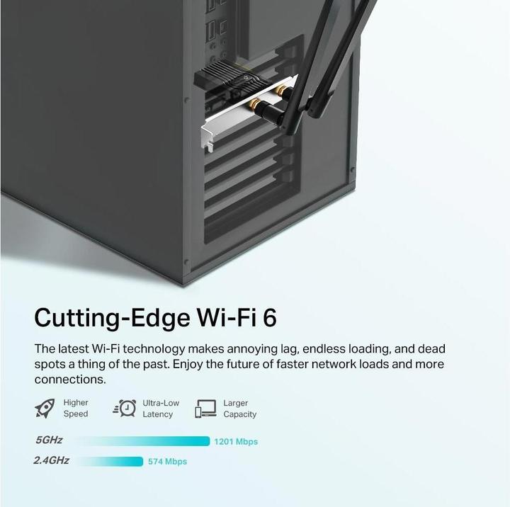 Produktbild TP-Link Archer TX20E Wi-Fi 6 PCIe-Adapter AX1800 Bluetooth 5.2 (Mini PCI Express)
