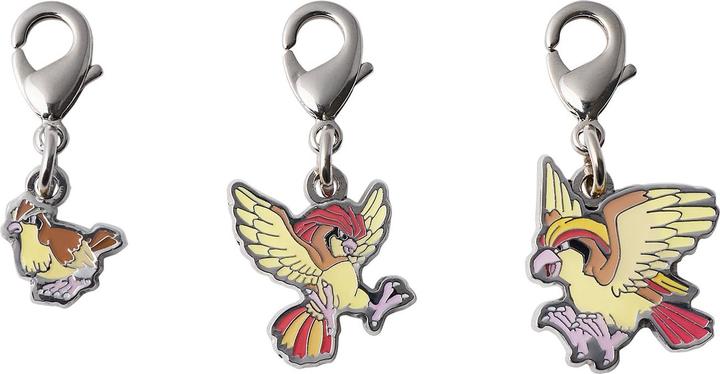 Pokémon Pokemon Center - Pidgey, Pidgeotto, Pidgeot Schlüsselanhänger - 3 Stück