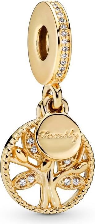 Image du produit Pandora Charm arbre généalogique Shine Sparkling (Plaqué or, Argent massif, Avec pierre(s))