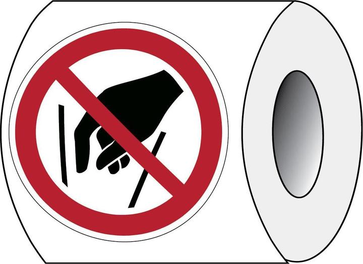 Produktbild Brady ISO 7010 PIC P015 B-7541 ISO Sicherheitskennzeichnung - Nicht in die Schüttung greifen La