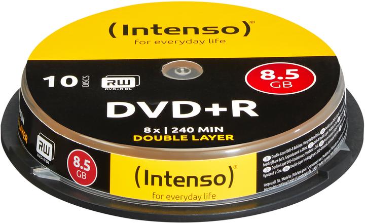 Productafbeelding Intenso DVD+R taartdoos - 8,5GB (10 x)