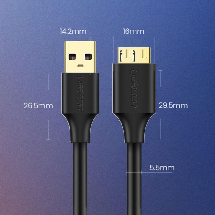 Produktbild Ugreen USB A – Micro USB B (1 m, USB 3.2 Gen 1)