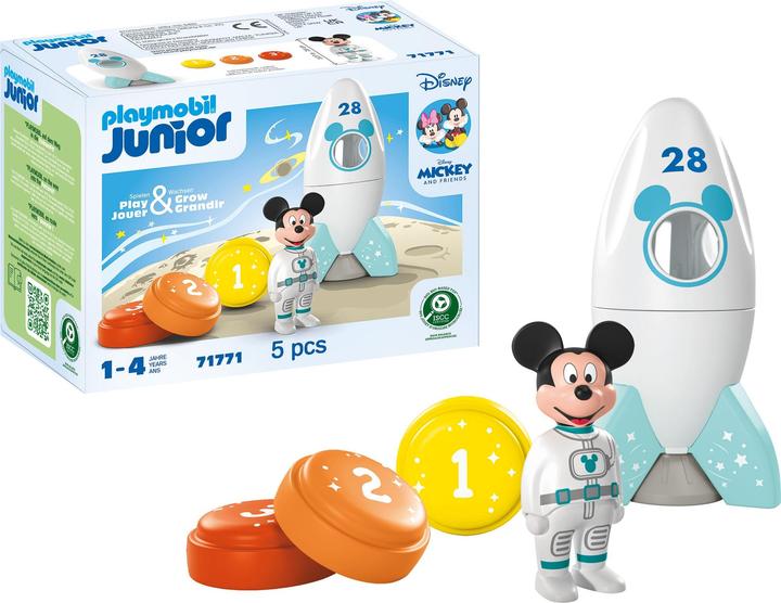 Produktbild Playmobil Disney: Micky Maus' Raketen- & Weltraum-Abenteuer (71771, Playmobil Junior)