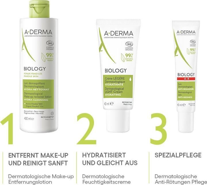 Image du produit A-Derma A derma biology leche desmaq 400ml (Lait nettoyant, 400 ml)
