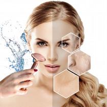 Produktbild Cosmetic Club elektrischer Massageroller Jade rosa