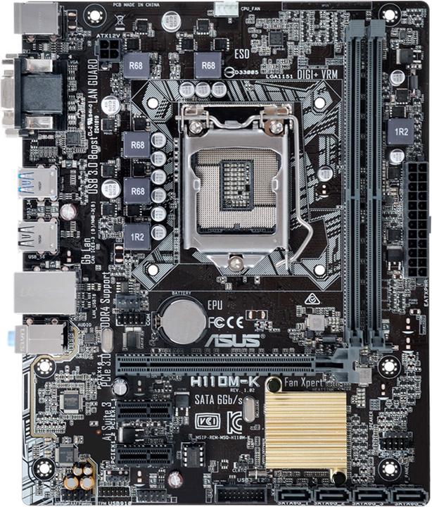 Immagine prodotto ASUS H110m-K (LGA 1151, Intel H110, mATX)