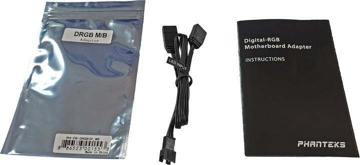 Actual product image Phanteks RGB LED adapter cable
