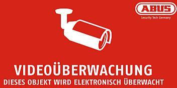Produktbild Abus Warnschild Videoüberwachung, 200x100 mm
