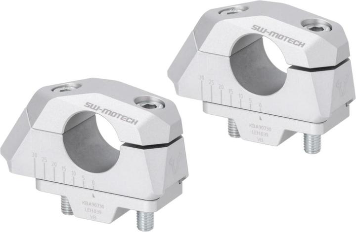 Sw Motech Variable Lenkerverlegung 28 mm, silber