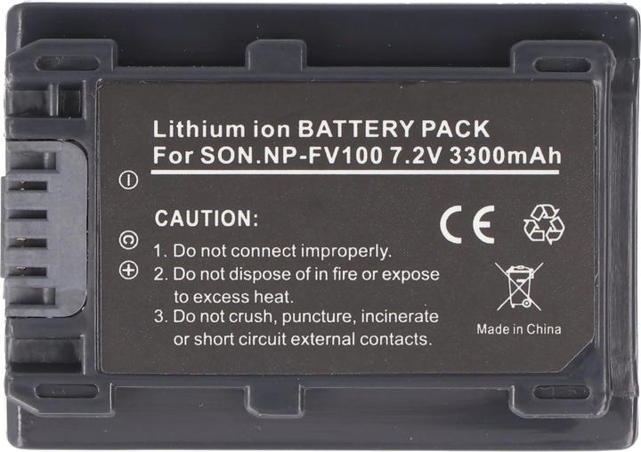 Actual product image Sony Battery NP-FV100, NP-FV90, NP-FV70 Battery NP-FV30, NP-FV50, NP-FH30, NP-FH40, NP-FH50 (Camera battery)