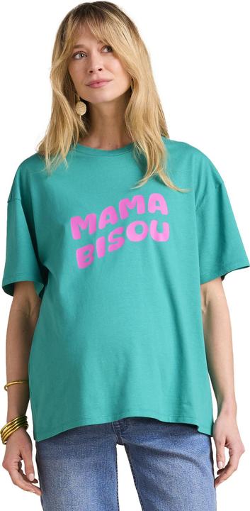 Actual product image Envie de Fraise Bio-Kollektion: Umstands-T-Shirt mit Print Mama bisou (42)