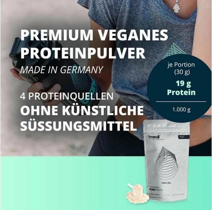 Produktbild Brandl Pure Protein Vegan (Vanille, 1 Stk., 1000 g)