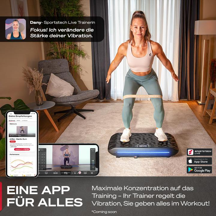 Actual product image Sportstech sVibe vibration plate
