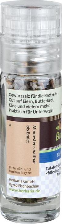 Produktbild Herbaria Waldpilz Brotzeitsalz Mini-Mühle bio (9 g)