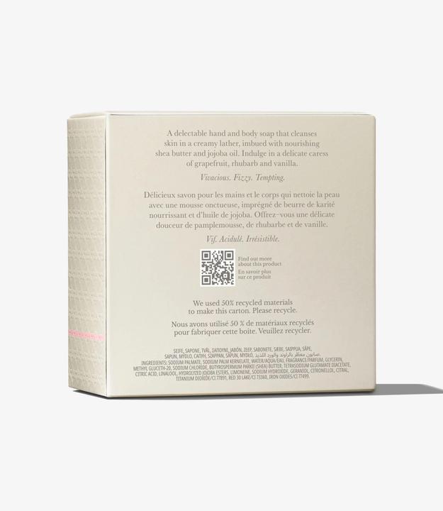 Immagine prodotto Molton Brown Delizioso sapone profumato al rabarbaro e alla rosa (Sapone duro, 150 ml)