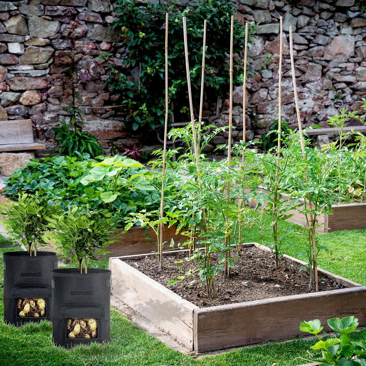 Image du produit Casativo Sacs de croissance XL pour plantes, set de 4, 38 l (40 cm, 35 cm)