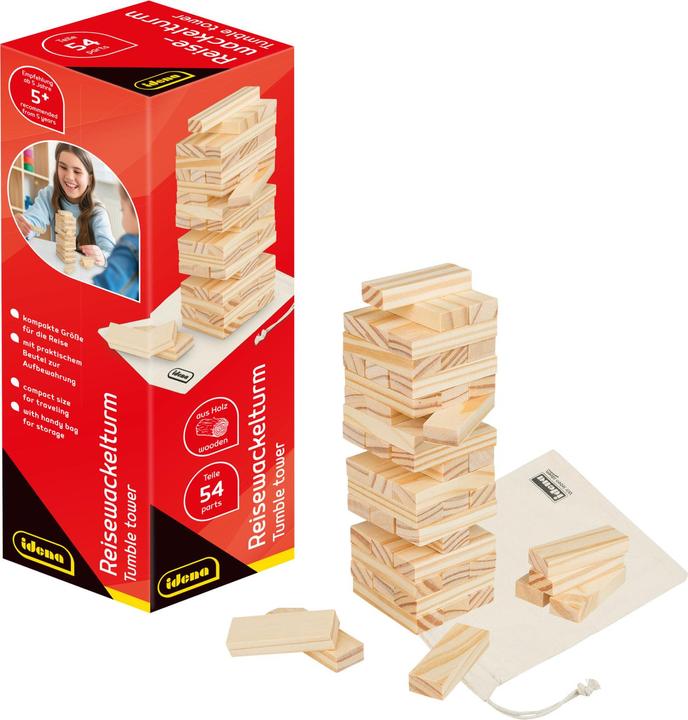 Produktbild Idena Reise-Wackelturm Geschicklichkeitsspiel (Deutsch)
