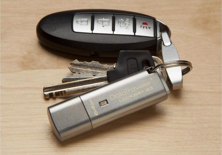 Produktbild Kingston DataTraveler Locker+ G3 (128 GB, USB-A)