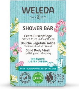 Produktbild Weleda Shower Bar Geranium + Litsea Cubera