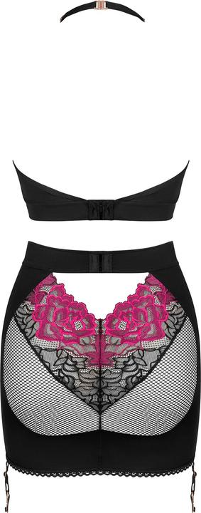 Actual product image Obsessive Rosenty Top & Rock Schwarz/Lila (M/L)