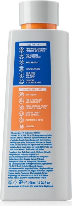 Immagine prodotto New Layer Pro Vitamin D High Performance (Latte solare, SPF 30, 200 ml, 273 g)