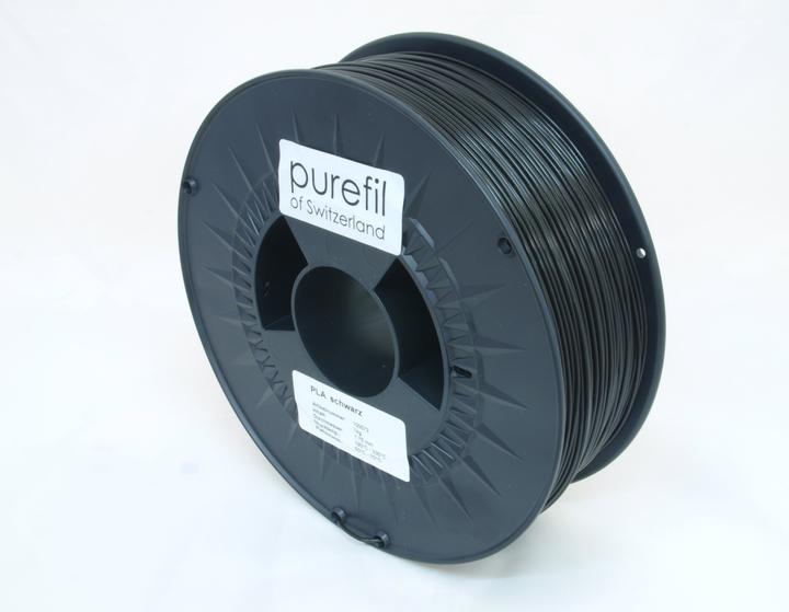 Image du produit Purefil Filament (PLA-R, 1.75 mm, 1000 g, Noir)