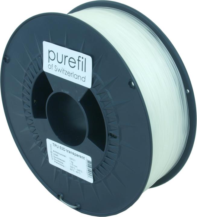 Produktbild Purefil Filament (PC, 1.75 mm, 1000 g, Transparent)