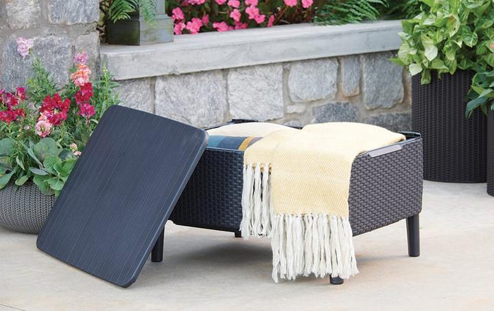 Produktbild Allibert Loungeset Salemo, Anthrazit, 4 SitzplÃ¤tze